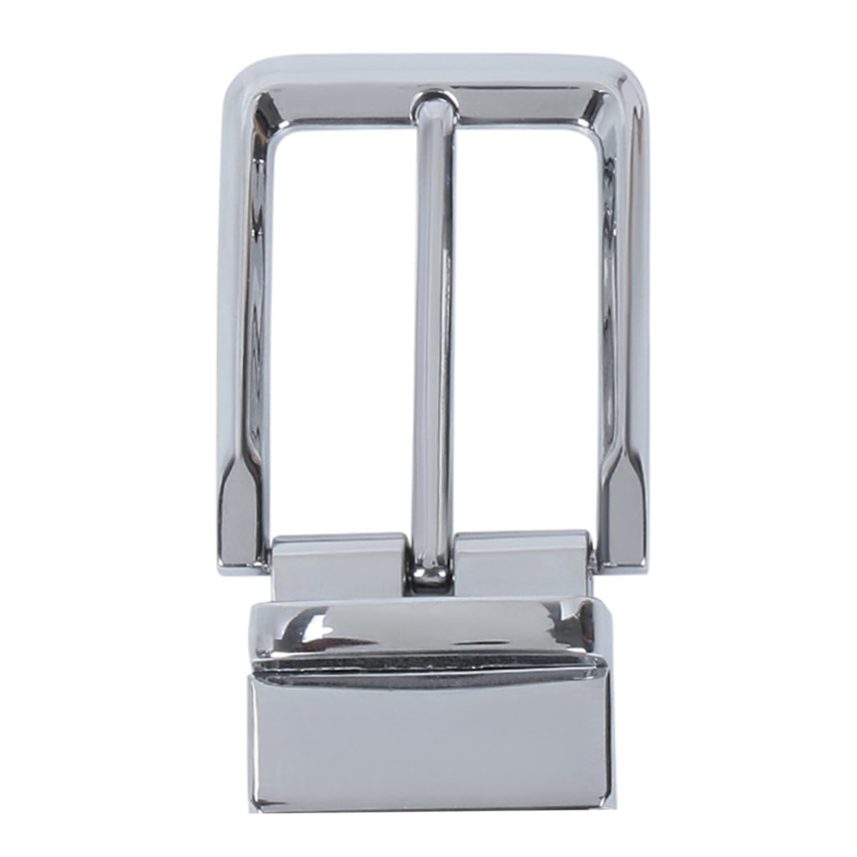 Men's Reversible Belt Buckle Only (35mm, Chrome)
