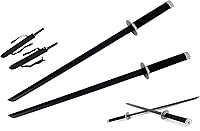 Vista 1 de Snake Eye - Espada ninja doble táctica con funda de hombro doble cada hoja