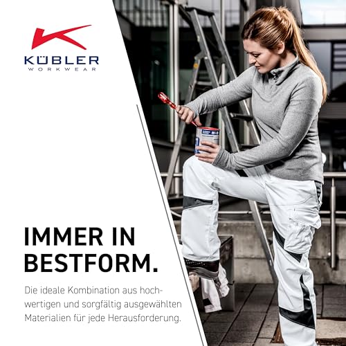 KÜBLER Workwear | KÜBLER ACTIVIQ Arbeitsdamenhose | schwarz/pink | Größe 38