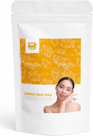 LR Herbals Face Wax 70g – Herbal Facial Hair Removal Wax for Women, Gentle Natural Formula for Smooth Skin, Easy At-Home F...