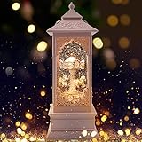 VITAKEO-[360°Double Rotation Carousel Horse Music Box Light as a Present,Women,Kids,Mom,Daughter,Granddaughter,Christmas&Birthday Present-Pink,Battery and USB Operated(11.4'x4.13')