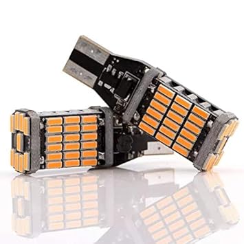 Tvs Ntorq 360 Degree, 45smd, T10/t15 Socket LED Indicator Bulb, Yellow, 4pcs.