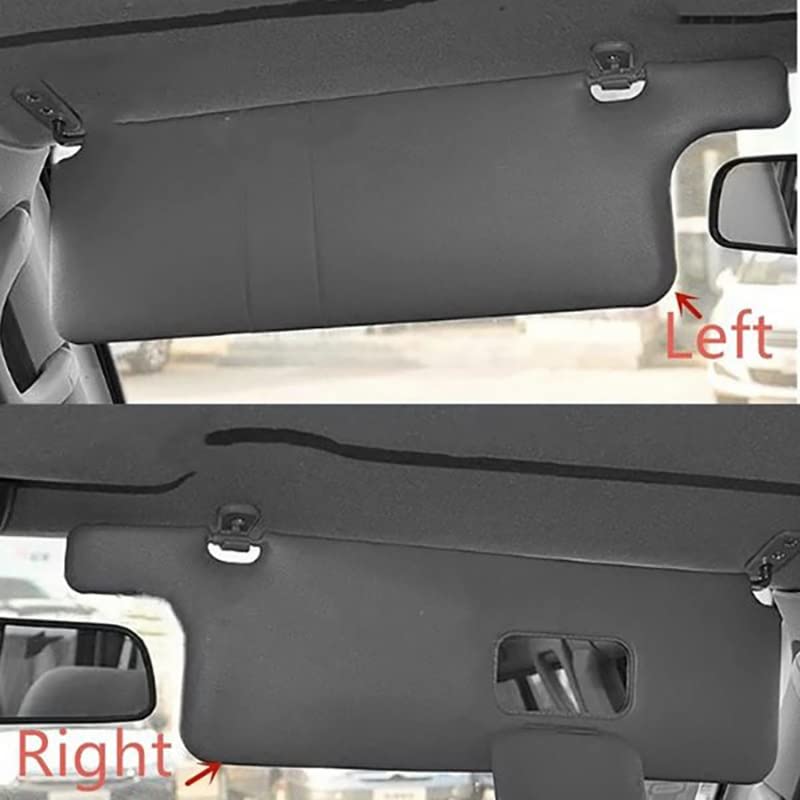 Tendine Parasole Auto Anteriore L + R Interno Parasole Visiera con Gancio Clip per Mitsubishi per Pajero per Montero per Shogun MKII V31 V32 V33 Parasole Parabrezza