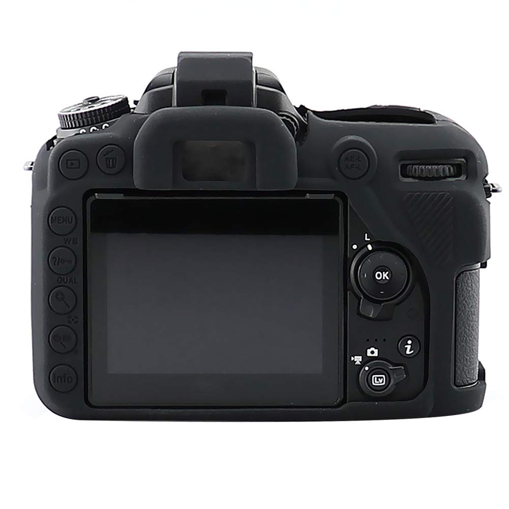 Funda para Nikon D7500, Funda para Nikon D7500, Otros Accesorios de Cámara para Nikon D7500 Funda para Cámara Funda de Silicona Suave Funda Protectora Negra