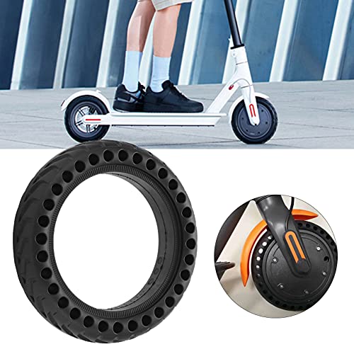 Pneu sólido de borracha durável, flexível, vazado, excelente, leve, antiderrapante, patinete elétric