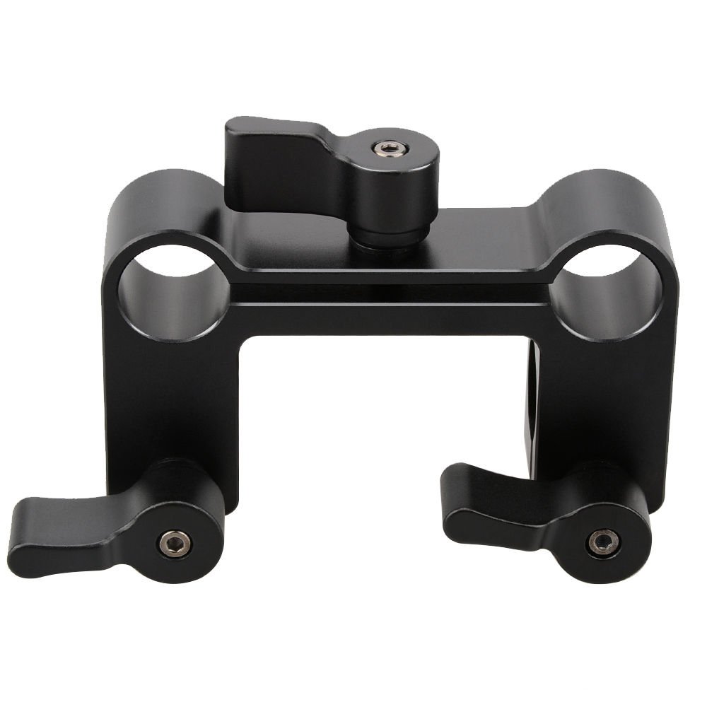 CAMVATE 15mm Rod Offset Railblock 90 Degree DSLR Support Set - 0945