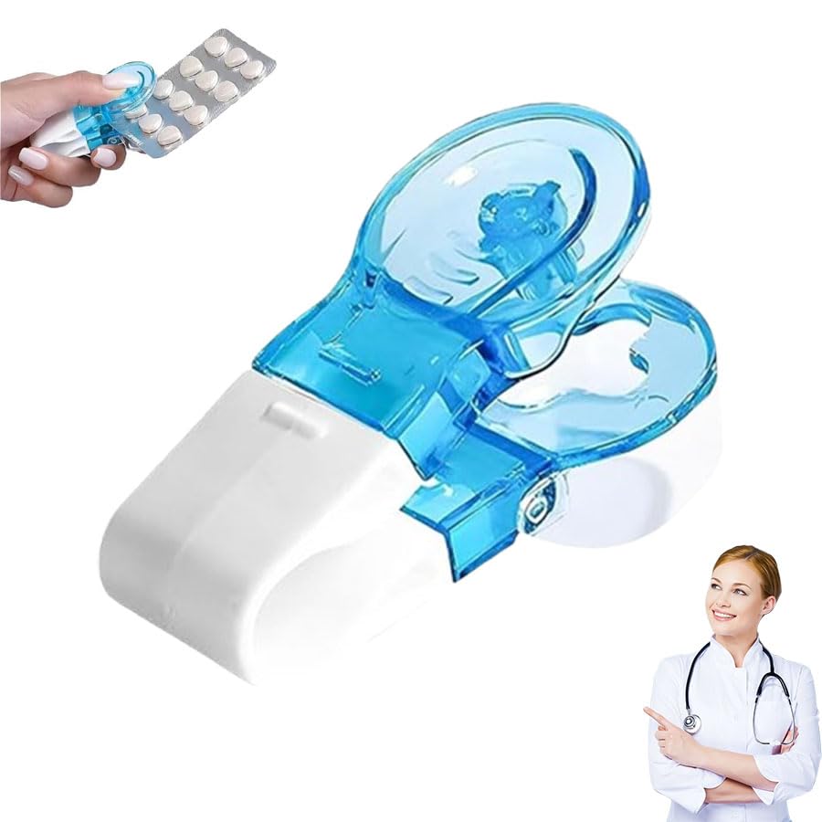 3PCS Portable Pill Taker Household Gadgets, 2025 Pill Popper for Blister Packs, Travel Pills Extractor Opener Popper Assistance Tool for The Elderly, Disabled