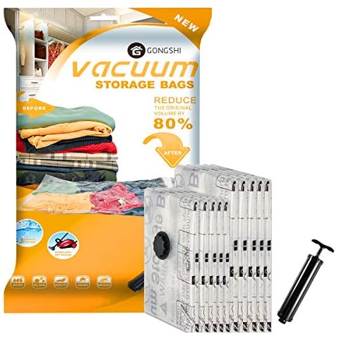 GONGSHI Vacuum Storage Bags , Space Saver Sealer Compression Bags Cover