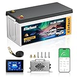 100AH 48 volt Lithium Battery for Golf Cart,48V Golf Cart Batteries Kit with 18A Charger and Touch BlueTooth Monitor,Built-in 200A BMS,Up to 8000+ Deep Cycle,Perfect for Ezgo,Club car,Yamaha,Icon