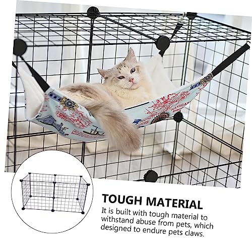 Barrière pour chien COLLBATH modulable avec 12 connecteurs stables - 8