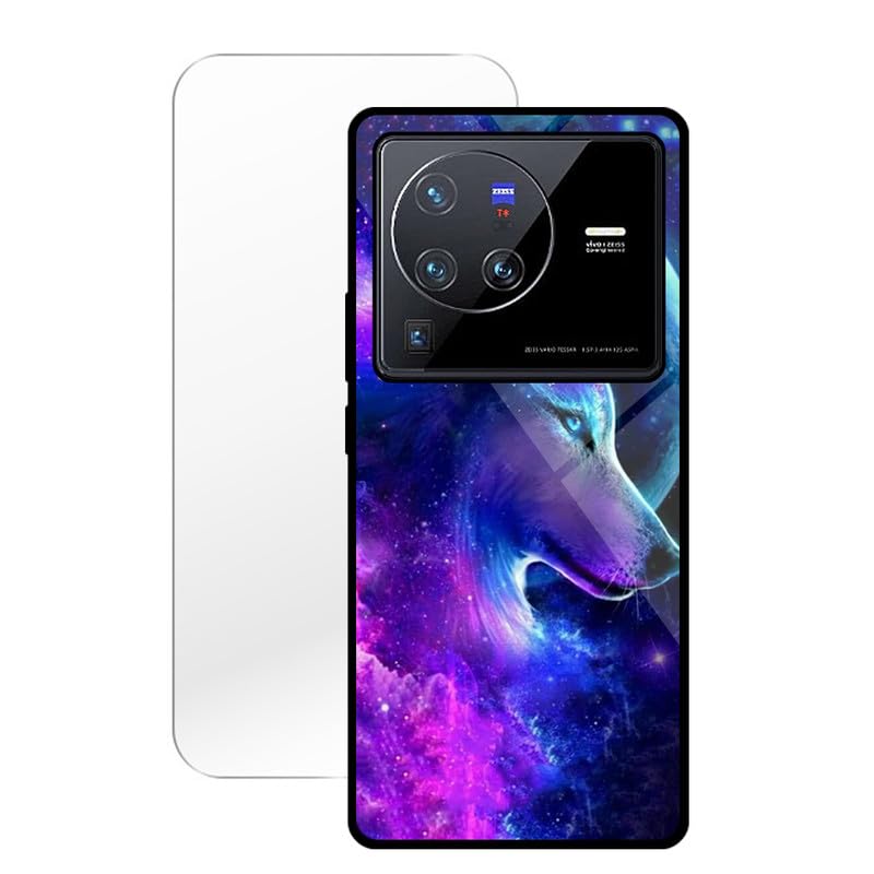 YUWEN Cover Pendenza Bicchiere per Vivo X80 PRO, Custodia