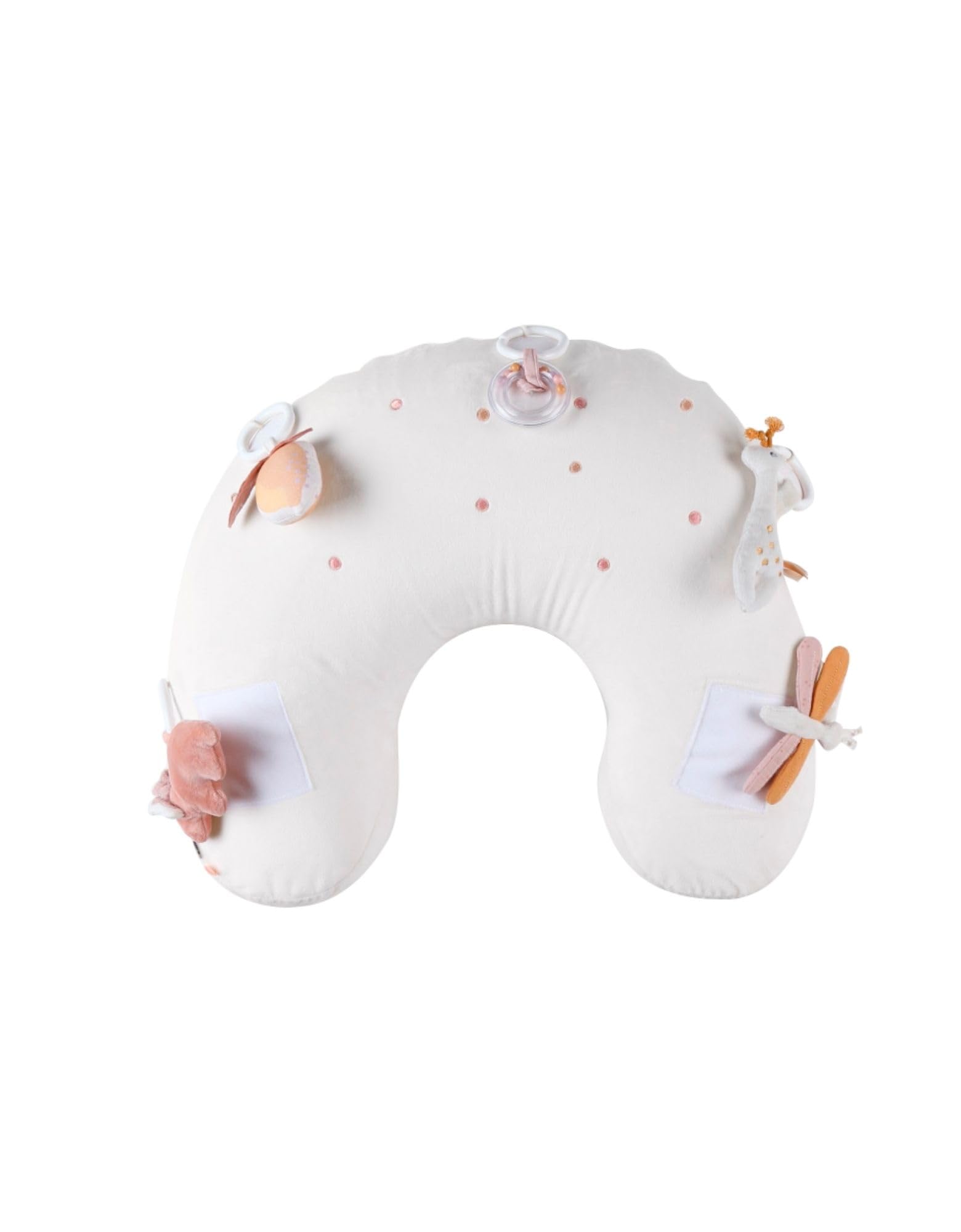 Noukie's - Coussin d'activités en Veloudoux - Popsie, Gigi & Louli