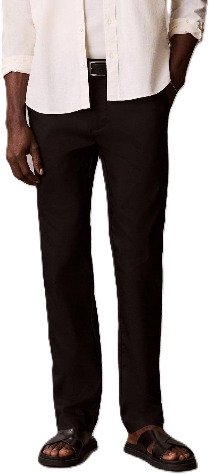 Calvin Klein Men's Modern Stretch Chino Wrinkle Resistant Pants