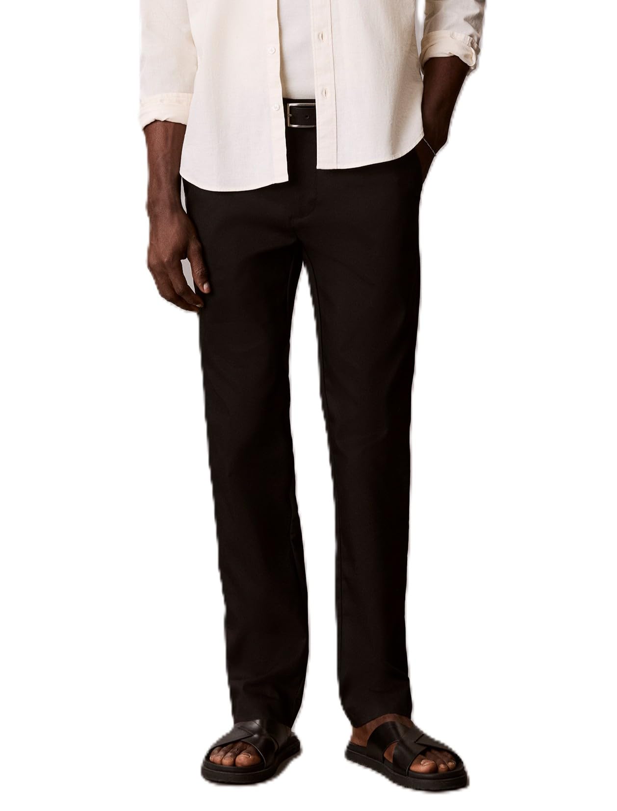 Calvin Klein Men's Modern Stretch Chino Wrinkle Resistant Pants