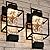 PARTPHONER Modern Outdoor Light Fixtures Dusk to Dawn Outdoor Lighting 2 Pack, 15" Exterior Wall Sconce Waterproof Porch Light, Outside Lamp for House with Water Glass for Garage Doorway