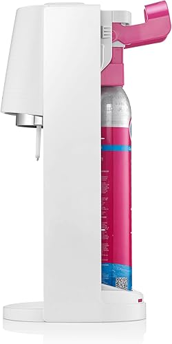 Miniatura 2 de SodaStream Terra - Máquina de agua con gas (blanco) con CO2, botella DWS y gota Bubly