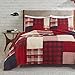 Woolrich Coverlet Mini Set Full/Queen, Sunset Red