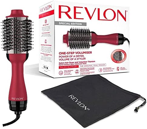 Revlon Hair Tools Salon One-Step Hair Dryer and Volumiser - New Mint Edition (One-Step, 2-in-1 Styling Tool, Ionic and Ceramic Technology, Unique Oval Design, for Mid to Long Hair) RVDR5222MUKE