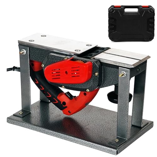 Pequeño cepillo eléctrico doméstico multifunción con caja de almacenamiento - DIY Muebles de carpintería Bancos Cepilladoras de madera Herramientas