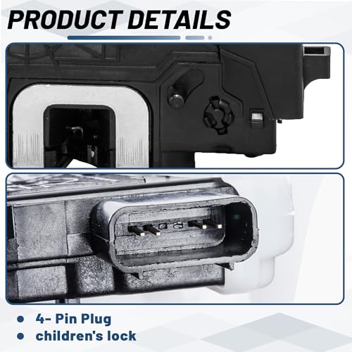 Image of KELOKE Door Latch Lock Actuator, for Hyundai Tucson 2010-2015, Rear Left | Fuel Cell 2016 2017. 2016-2017 fit Fuel Cell Model Only, Driver Side, Replace# 814102S000