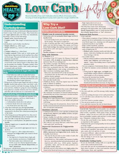 Low Carb Lifestyle: a QuickStudy Laminated Reference Guide (QuickStudy Reference Guide) - Thumbnail 2