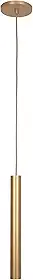 Pendente Tubo Industrial Dourado Fosco 32cm.