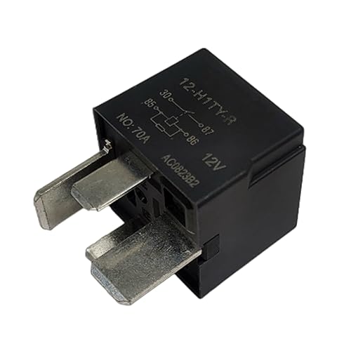 Miniatura 3 de HFV16-12-H1TY-R 12VDC 70A Mini ISO Relé de potencia automotriz de propósito general 4Pin mismo con JU5T-14B192-FEA 4RA933332-53 15542817 V7-1A-12V