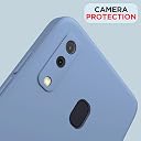 Pikkme Back Cover for Samsung Galaxy A20 / A30 / M10s | Camera Protection Shockproof Soft Matte Silicone Bumper Case (Aqua Blue) gallery image