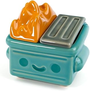 100% Soft Dumpster Fire Trash Stash Ceramic Figure Box