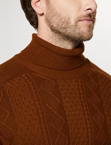 Image of Amazon Brand - Symbol Men's Casual Acrylic High Neck Sweater (Available in Plus Sizes)