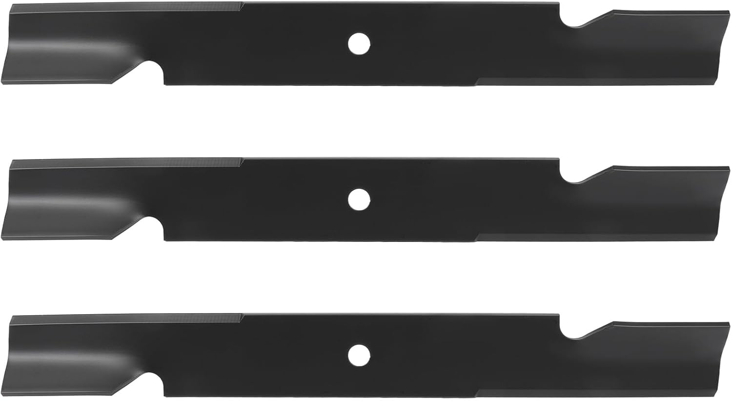 Mower Blade for Bad Boy Zero Turn 61'' deck Mower Blades 038-6080-00, 05290000, 482879, for Bad Boy for Scag Turf Tiger for Ferris 61 inch Mower Blades, 3 Pck
