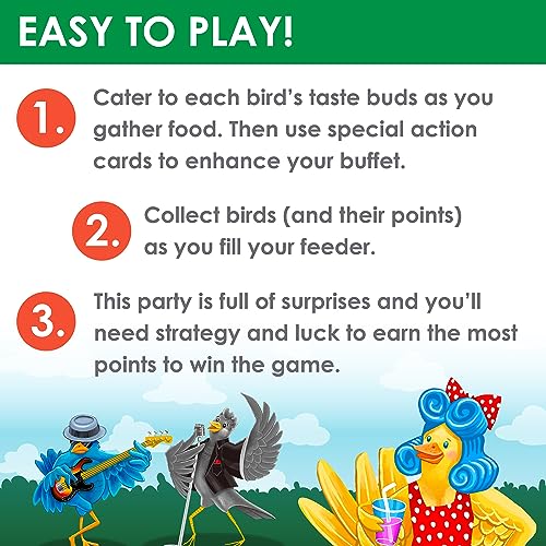 MindWare Bird Bash Family Juego de Mesa para 2-4 jugadores miniatura 6