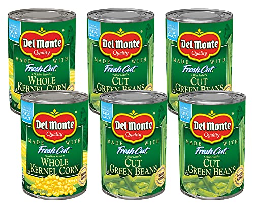 DEL MONTE FRESH CUT Canned Vegetables Variety Pack, Green Beans