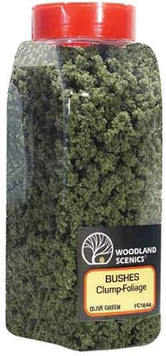 Woodland Scenics Olive Green Bushes Clump-Foliage (32 oz. Shaker)