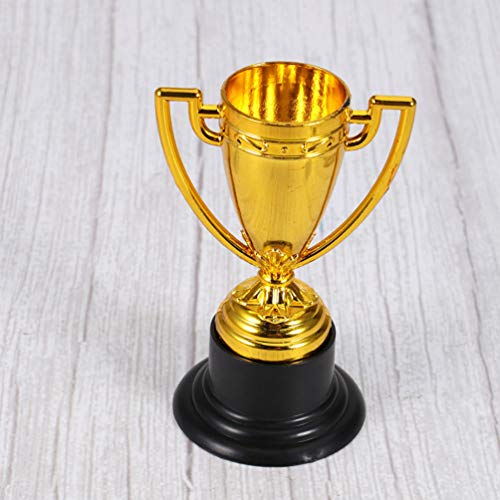 Ipetboom 10 Pcs Ganhar Prêmios Mini Troféus De Plástico Troféu De Competição De Jogo Lembrancinhas M
