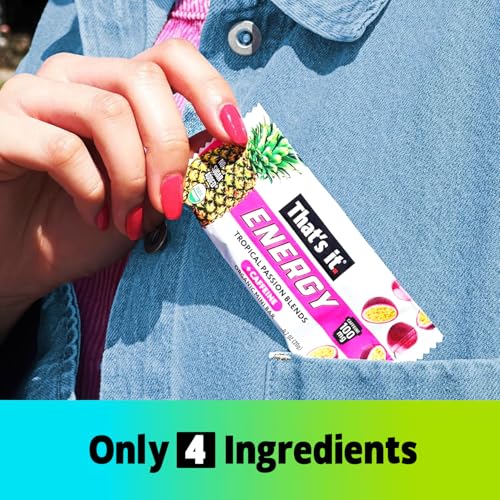 Image of That's it. Fruit Blends Energy Bar - 15 Count Variety Pack (5 each of Tropical Passion, Mango Lime, Pina Colada)
