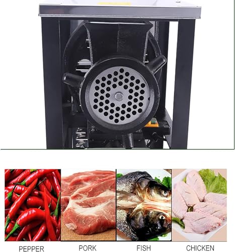 Picadora eléctrica de carne, picadora de carne resistente de 3000 W para huesos, chile y pollo, ideal para hogares, hoteles grandes y granjas comerciales