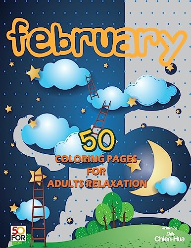 February 50 Coloring Pages For Adults Relaxation