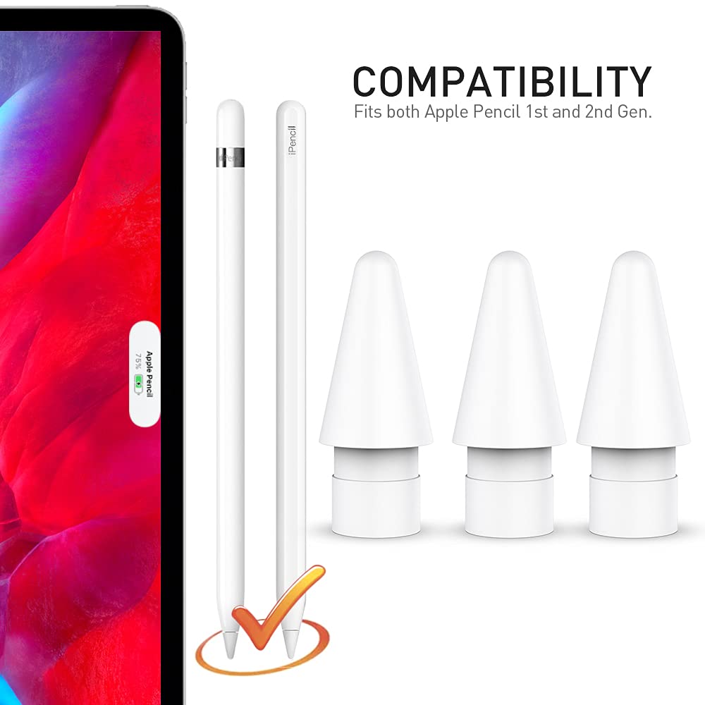 Buy Delidigi Tips for Apple Pencil 1st & 2nd Generation, 3 Pack High