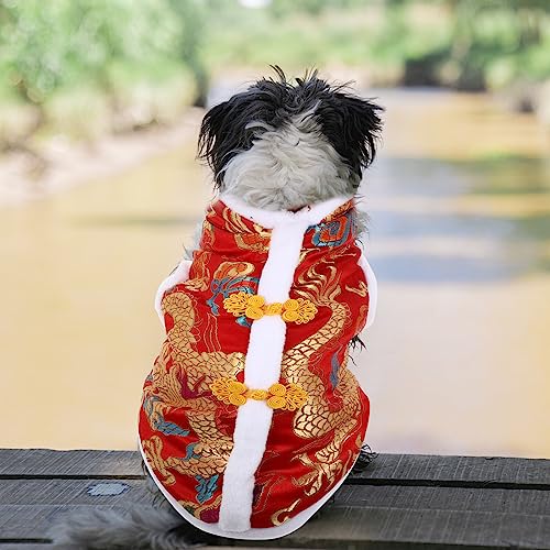 Roupas quentes para animais de estimação roupas para animais de estimação para cães roupas de ano no