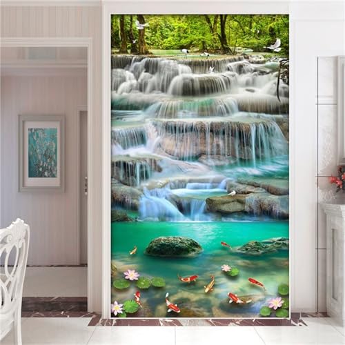 Diamond painting étang de la cascade idéal pour créer une ambiance zen et relaxante chez soi