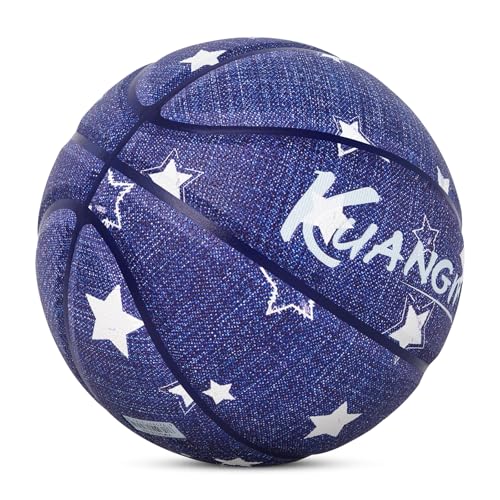 Ballon de basketball rose Kuangmi taille 6 intérieur et extérieur pour progresser