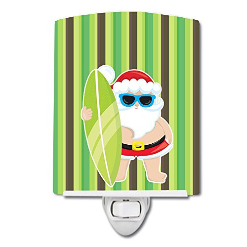 Lámpara de noche cerámica Santa Claus multicolor 6x4x3 miniatura 1