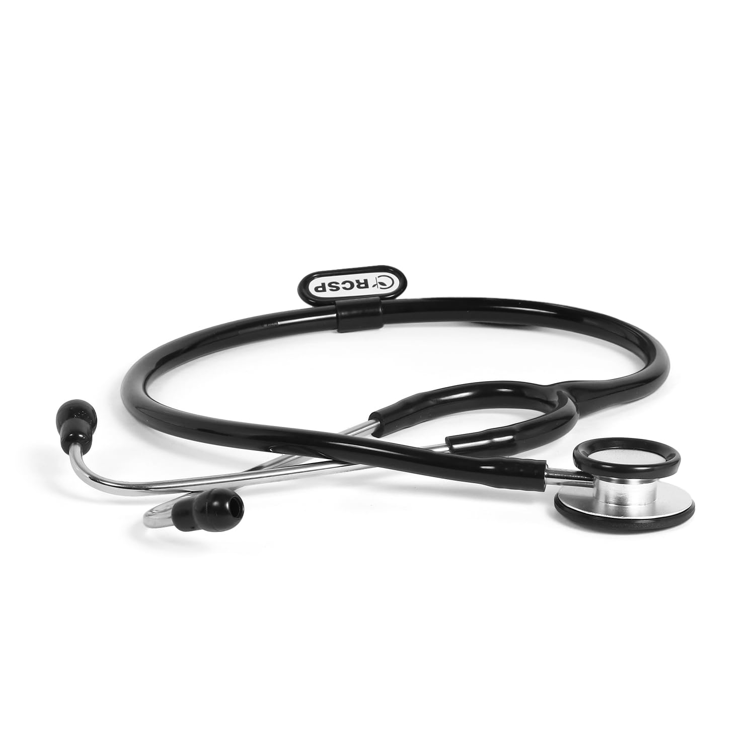 RCSP Micro Shine Adjustable Stethoscope for Doctors and Medical Student, Adult | Light weight Chest Piece with Flexible Jointless Tube & Soft Sealing Ear Knobs (Black) (B0CXJ7BKP9) Amazon Price History, Amazon Price Tracker