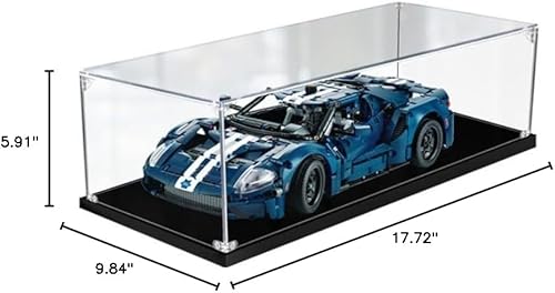 Miniatura 7 de Vitrina transparente para Lego 42154 Technic 2022 Ford GT 2022, a prueba de polvo, para modelos coleccionables (solo vitrina (0.079 in)