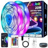 【 LED Light mit Musik Synchronisieren 】 Unsere WLAN LED Band können die Farbe ändern und mit Musik synchronisieren; Es verfügt über einen Multi-Musik-Modus, der sich ändert, um dem Rhythmus oder der Melodie zu folgen; Dieser Musiklichtstreifen kann sogar auf Ihre Stimme reagieren, wodurch das Licht im Takt 