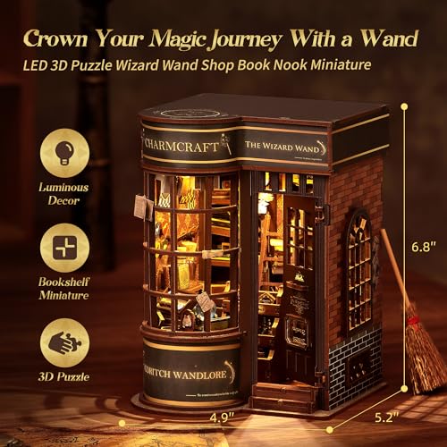 FUNPOLA Wizard Wand Shop Book Nook Kit thumbnail 2
