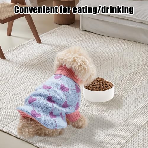 Hundepullover, Hund Rollkragenpullover Strickpullover, Winter Warmer H-undepullover, Hun-depullover Kleine Hunde, Weihnachten Hund Pullover, Haustier Pullover Rollkragen, für Kleine Hunde und Katzen