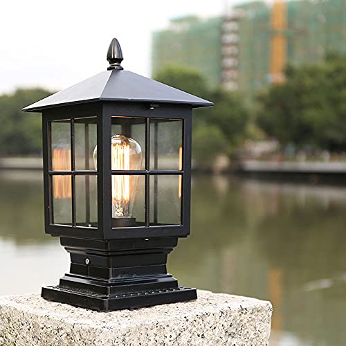 Poste de luz para exteriores impermeable IP54 con casquillo E27 para iluminación de caminos 2