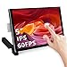 Miuzei 5 Inch Raspberry Pi Screen & Fan, Raspberry Pi 4 Touchscreen 800X480@60 Capacitive IPS Monitor, DSI Connection Portable Display Gaming Screen Compatible with Raspberry Pi 4B/3B+/3B/2B+/2B/B+/B